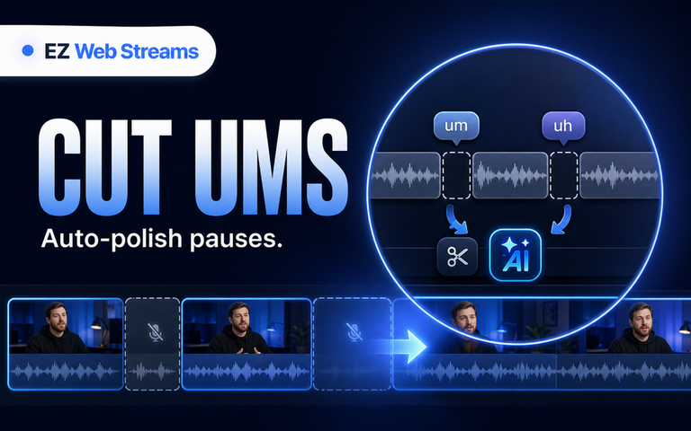 Remove Silences and “Ums” Automatically